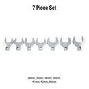 Sunex 9740A 7 Pc.1/2" Dr. Metric Jumbo Crowfoot Wrench Set