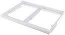 Genuine GE OEM WR32X10537 Refrigerator Vegetable Crisper Pan Drawer Cover Frame, Replaces WR32X10539, WR32X30010