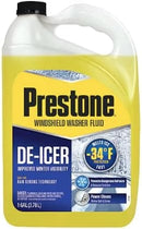 6 Pack Prestone Windshield Washer Fluid With De-Icer Good To -34* Fahrenheit 1 Gallon Jugs - image 2