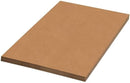 5 Pack Cardboard Corrugated Pads, 24" Wide x 36" Long, 5/32" Thick, Kraft, Single Wall, 32 ECT