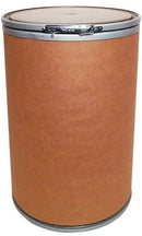 2 Pack 55 Gallon Open Head Fiber Transport Drums, Unlined, Brown, Heavy Duty - image 2