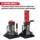 Sunex 1522A 22-Ton Pin Type Jack Stands (Pair)