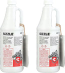 2 Pack Sizzle Drain and Waste System Cleaner, 1 qt Bottles, Ready to Use Liquid Drain Cleaner