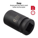 Sunex 533MD Soc 33Mm 1"D Imp 6Pt Dp