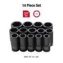 Sunex 4638 14-Piece 3/4 In. Drive Deep Impact So