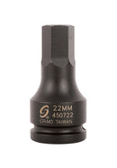 Sunex 450722 Soc 22Mm 3/4D Imp Hex Male