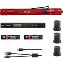 COAST Products 21517 Hp3R Rechargeable Focusing Penlight / Red Body