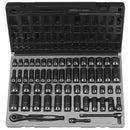 Grey Pneumatic 81659CRD 3/8 in. Fractional and Metric Duo-Socket 59-Piece Set