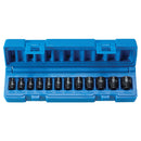 Grey Pneumatic 9712MG 1/4 in. Drive 12-Piece Metric Magnetic Impact Socket Set