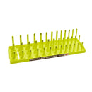Hansen Global 38073 3/8" Sae 3-Row Socket Tray - Hi-Viz Yellow