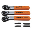 Lang Tools 5220 7Pc Fine Tooth Ratchet Bit Wr. Set