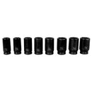 K Tool International KTI-34200 Soc Set Imp 3/4In Dr Sae 8Pc Deep