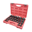 K Tool International KTI-38101 26-Piece 1/2" Dr Short Imp Soc Set