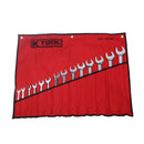 K Tool International KTI-41304 Wrench Set 14Pc Hi-Polish W/Bag