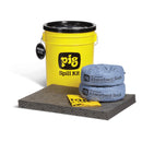 New Pig 45301 Pig Universal Spill Kit Bucket-- Absorbs 4.4 Gal