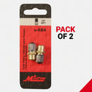 Milton Industries S-684 1/8" Npt Tank Valve, 2/Cd
