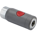 Milton Industries S-99705 1/4" Fem. Safety Coupler "M"-Style