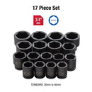 Sunex 4684 17-Piece 3/4 In. Drive 6-Point Heavy