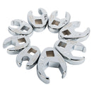 Sunex 9708 8Pc Sae Flare Crowfoot Wrench Set 3/8-7/8