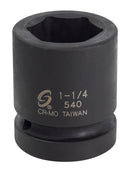 Sunex 540 Soc 1-1/4 1"D Imp 6Pt