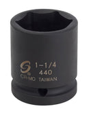 Sunex 440 Soc 1-1/4 3/4D Imp 6Pt