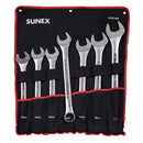 Sunex 9707MA 7 Pc Metric Raised Panel Jumbo Combination Wrench