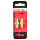 Milton Industries s-646 M. Hex Nipple, 1/4" Npt, 2/Cd