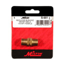 Milton Industries 651 Red. Bushing, M. 3/8" X F. 1/4"