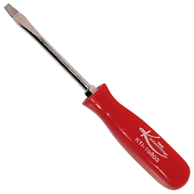 K Tool International KTI-19803 3 In. Slotted Screwdriver With Red Square Handle ( - Pelican Power Tool