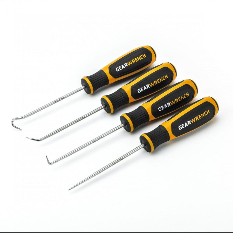 GearWrench 84040H Hook Pick Set 4Pc - Pelican Power Tool