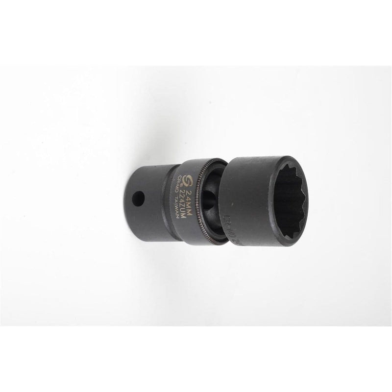 Sunex 224ZUM 1/2" Dr. 24Mm 12 Point Deep Universal Impact Socket - Pelican Power Tool