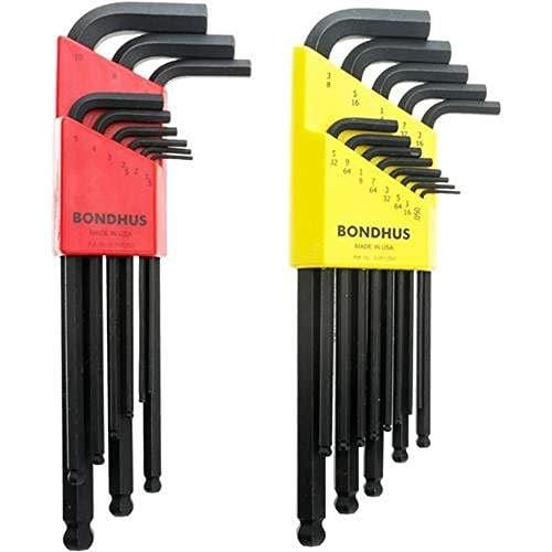 Bondhus Corp. 20199WFS Ball End L-Wrench Set With Free Screw Grab - Pelican Power Tool