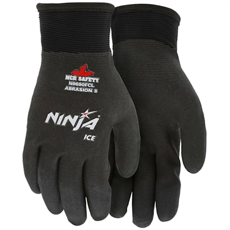 MCR Safety N9690FCL Ninja Ice 15 Gauge Black Nylon Fully Coated Hpt Ac - Pelican Power Tool