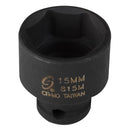 Sunex 815M Soc 15Mm 1/4D Imp 6Pt - Pelican Power Tool