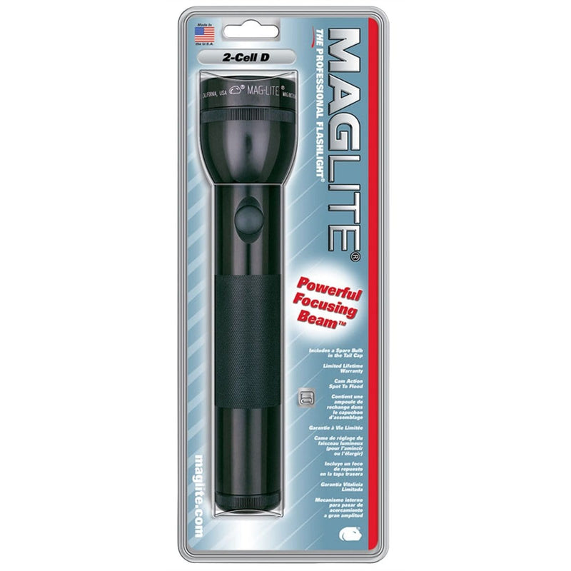 Mag Instrument 102-249 Lig Fla 2 D Cell Black - Pelican Power Tool