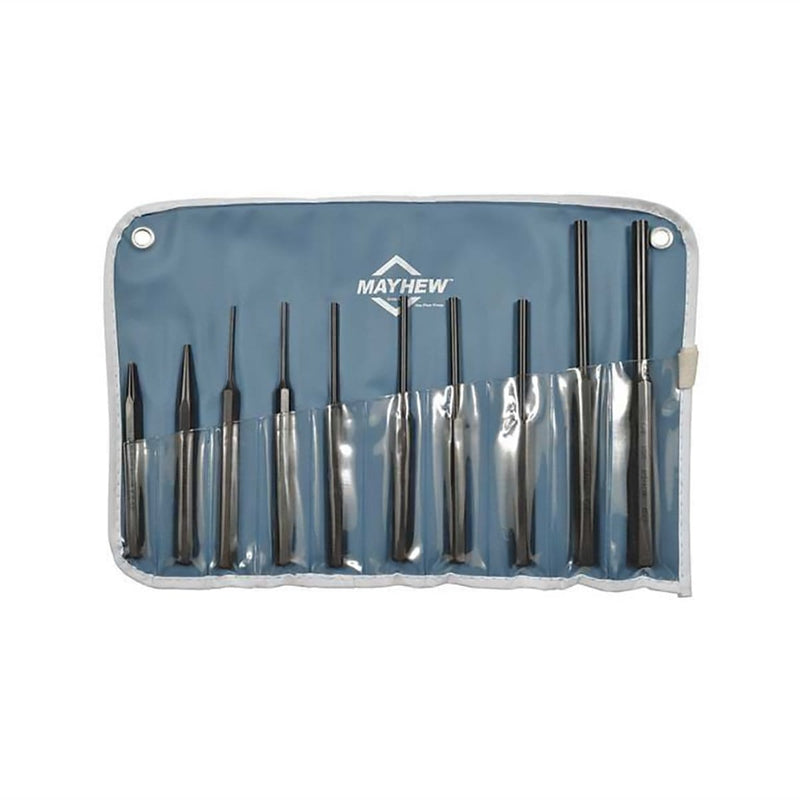 Mayhew 62077 10-Pc Large Punch Set - Pelican Power Tool