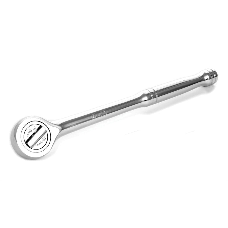 Wilmar Corp. / Performance Tool W32106 Chrome Ratchet, 1/2" Drive, Round Head, 9-7/8" Long - Pelican Power Tool