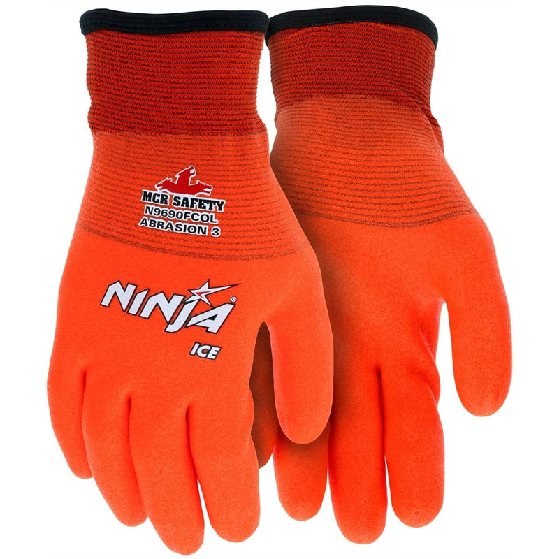 MCR Safety N9690FCOL Ninja Ice 15 Gauge Orange Nylon Fully Coated Hpt 7 - Pelican Power Tool