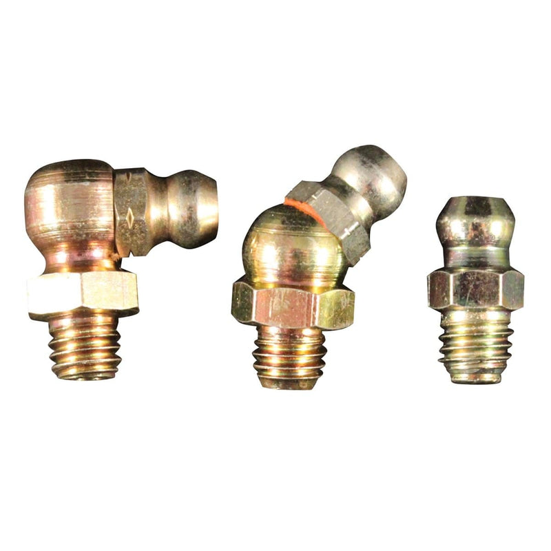 Milton Industries s-3232 6 Piece Metric Grease Fitting Kit - Pelican Power Tool