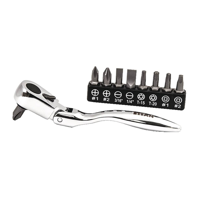 Titan 11212 10-Pc Micro Flex Bit Driver - Pelican Power Tool