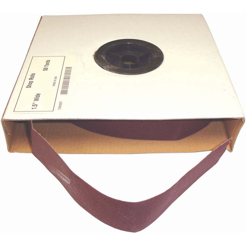 The Main Resource TMRMI5028 120 Grit Aluminum Oxide Roll 1-1/2" X 50 Yards - Pelican Power Tool