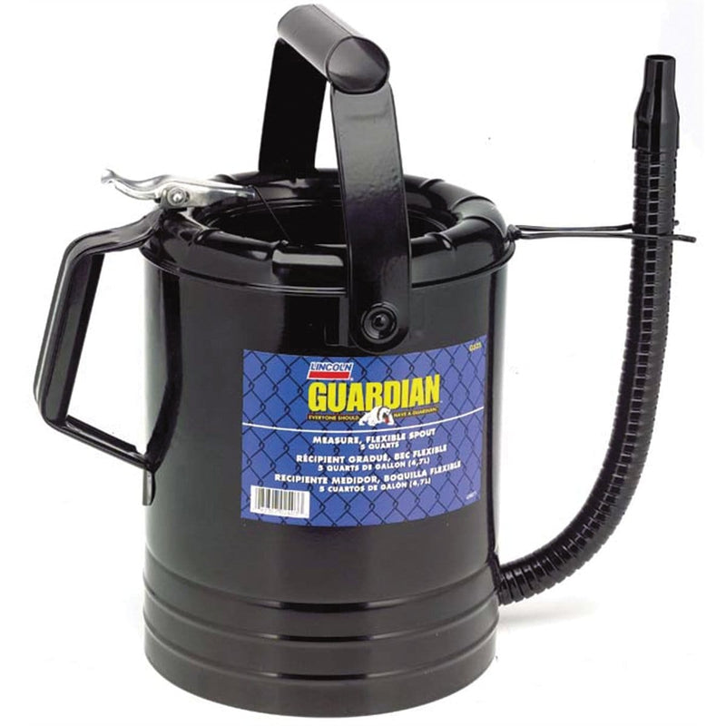 Lincoln Lubrication G524 Measure Liquid 4 Qt. Painted Steel Flexible Spout - Pelican Power Tool