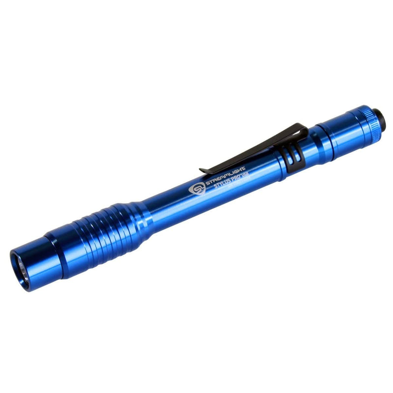 Streamlight 66139 Stylus Pro Usb W/ 120V Ac Adapter - Blue - Pelican Power Tool