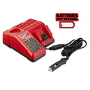 Milwaukee 48-59-1810 M12 M18 12V/18V Lith-Ion Multivage 12V Dc Vehicle Batt Charger Only (Batt Not Included) - Pelican Power Tool