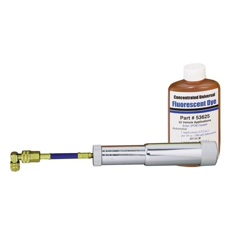 Mastercool 53123 Refillable 2Oz Aluminum Dye/Oil Injection System - Pelican Power Tool