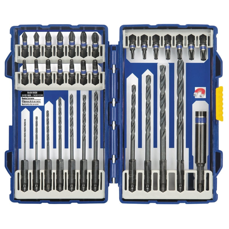 Hanson 1840318 33-Piece Impact Drill/Driver Set - Pelican Power Tool