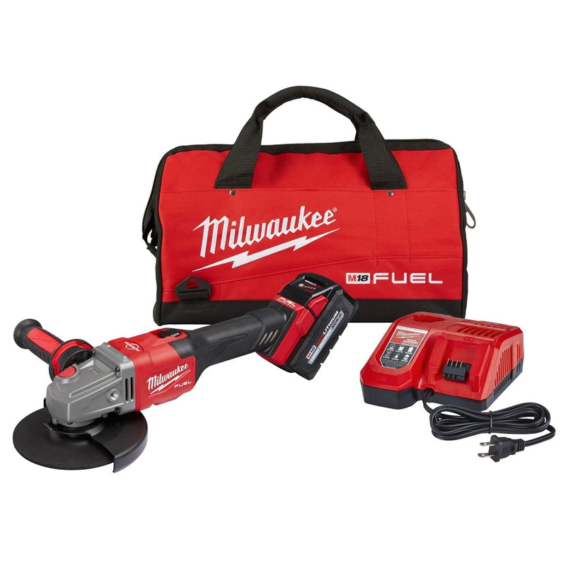 Milwaukee 2981-21 M18 Fuel 4-1/2-6In Grinder, Slide Switch Lock-On - Pelican Power Tool