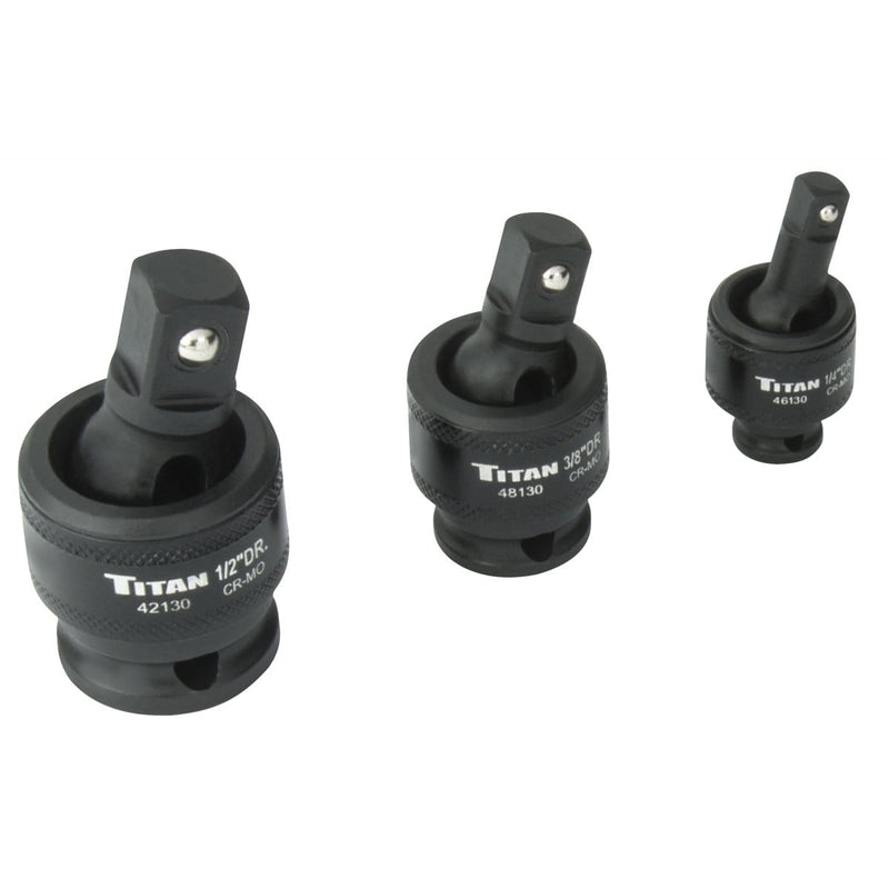 Titan 40160 3-Pc Impact Socket Universal Joint S - Pelican Power Tool