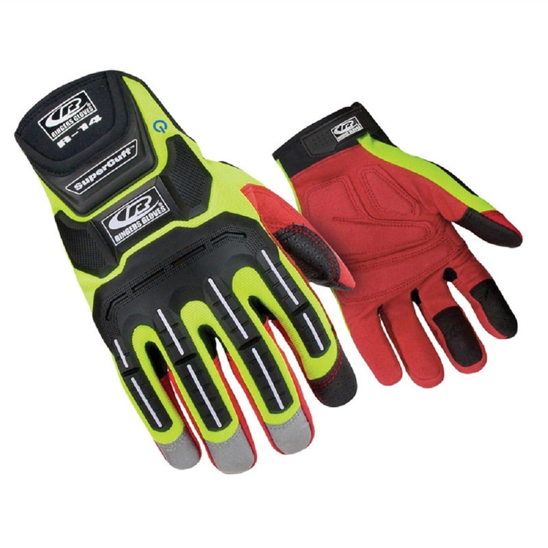 RINGERS 146-11 R-14 Mechanics Gloves Hi-Vis Xl - Pelican Power Tool