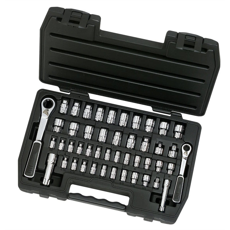 GearWrench EHT8946 46Pc 1/4" & 3/8" Dr. Gearratchet Set - Pelican Power Tool